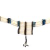 46-5255-TQ - White Color Bone With Turquoise Beads